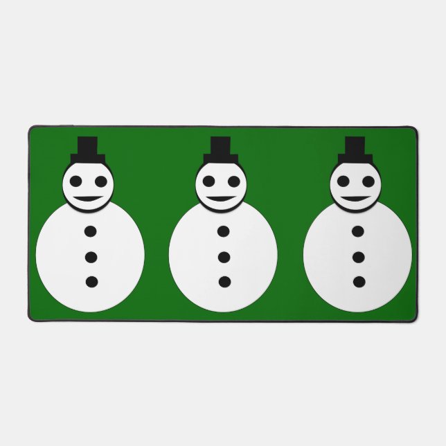 Alfrombrillas De Escritorio Navidades sonrientes Snowman (Anverso)