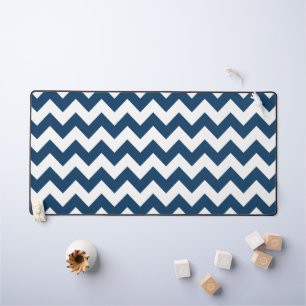 Alfrombrillas De Escritorio Navy Zigzag, Navy Chevron, patrón geométrico