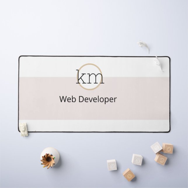 Alfrombrillas De Escritorio negocio estético rosa (Mesa para niños)