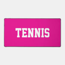 Negrita Divertida Blanca Texto TENIS en Rosa Brill