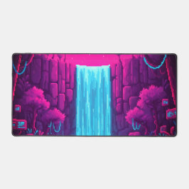 Alfrombrillas De Escritorio  Neo-Nomad Pixel Nature Desk Pad - Cybernetic