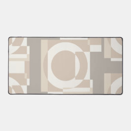 Alfrombrillas De Escritorio Neutral Geometric Abstract - Modern Bauhaus