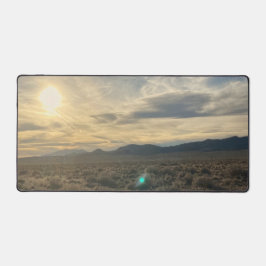 Alfrombrillas De Escritorio Nevada Desert Sunset – Golden Sky Over Horizon