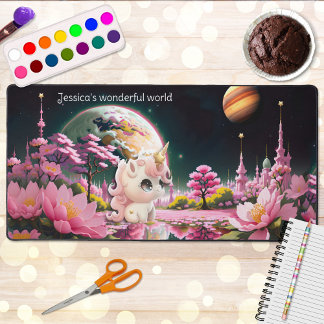 Alfrombrillas De Escritorio Nigera rosa Fantasy Unicorn