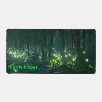 Alfrombrillas De Escritorio Nightwhisper: Firefly Forest Glow