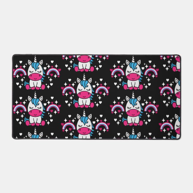 Alfrombrillas De Escritorio Niñas Unicorn Pony (Anverso)