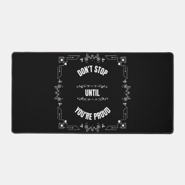 ALFROMBRILLAS DE ESCRITORIO NO DETENGAS HASTA QUE ESTÉS ORGULLOSO. (Anverso)