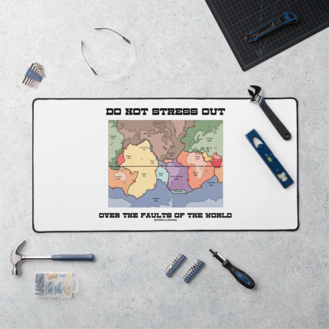 Alfrombrillas De Escritorio No Hay Estrés Sobre Las Falla Del Mundo (Puesto de trabajo)