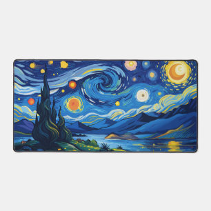 Alfrombrillas De Escritorio Noche estrellada sobre el océano tranquilo