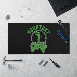 Alfrombrillas De Escritorio NOMBRE ADICIONAL DE Golf Personalizado Retro Pro G