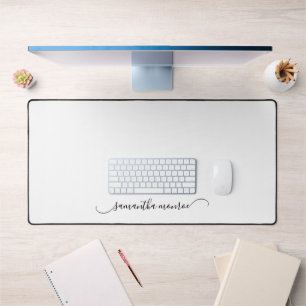 Alfrombrillas De Escritorio Nombre con firma curva elegante
