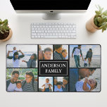 Alfrombrillas De Escritorio Nombre de familia 8 Collage de fotos negro<br><div class="desc">Esta moqueta de Collage de fotos Family Name 8 está muy bien diseñada y es una mezcla perfecta de funcionalidad y sentimentalidad. La alfombra de escritorio, hecha con materiales duraderos y de alta calidad, ofrece un amplio espacio para albergar ocho fotos cuidadosamente seleccionadas de los miembros de su familia. Cuenta...</div>