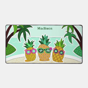 Alfrombrillas De Escritorio nombre personalizado de Guay Beach Pineapples