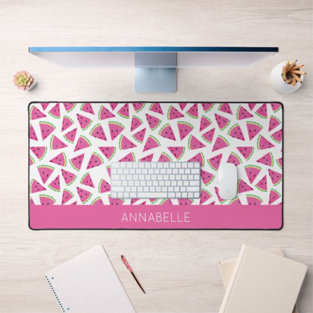 Alfrombrillas De Escritorio Nombre personalizado de la sandía (Oficina 1)