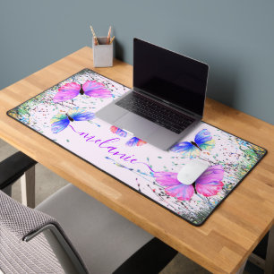 Alfrombrillas De Escritorio Nombre personalizado de las mariposas de colores q
