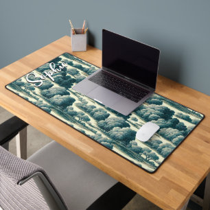 Alfrombrillas De Escritorio Nombre personalizado del patrón de árbol de la tel