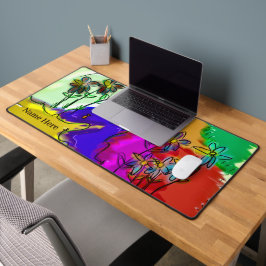 Alfrombrillas De Escritorio Nombre personalizado Goldfish Stream Ugly Flowers 