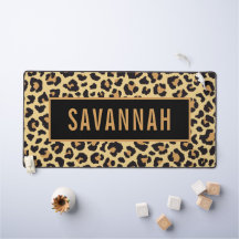 Nombre personalizado Leopardo Patrón de impresión 