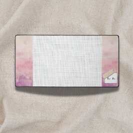 Alfrombrillas De Escritorio Nombre personalizado Mauve Burgundy Heather Dusk