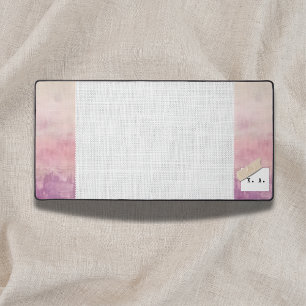Alfrombrillas De Escritorio Nombre personalizado Mauve Burgundy Heather Dusk