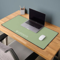 Nombre personalizado Simple Verde Salvia