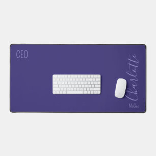 Alfrombrillas De Escritorio Nombre personalizado Título profesional Morado mod