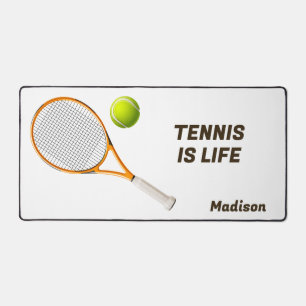 Alfrombrillas De Escritorio Nombre personalizado y Tenis de texto