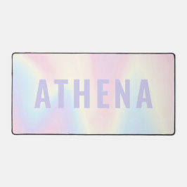 Alfrombrillas De Escritorio Nombre suave color arcoiris moderno minimalista