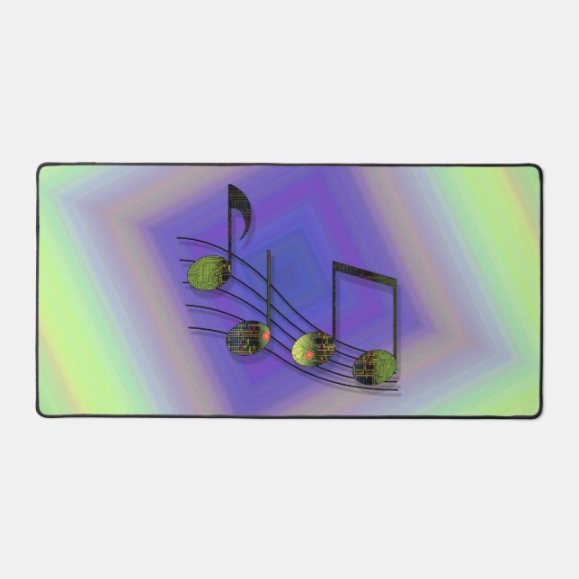 Alfrombrillas De Escritorio Notas de Dubstep (Anverso)