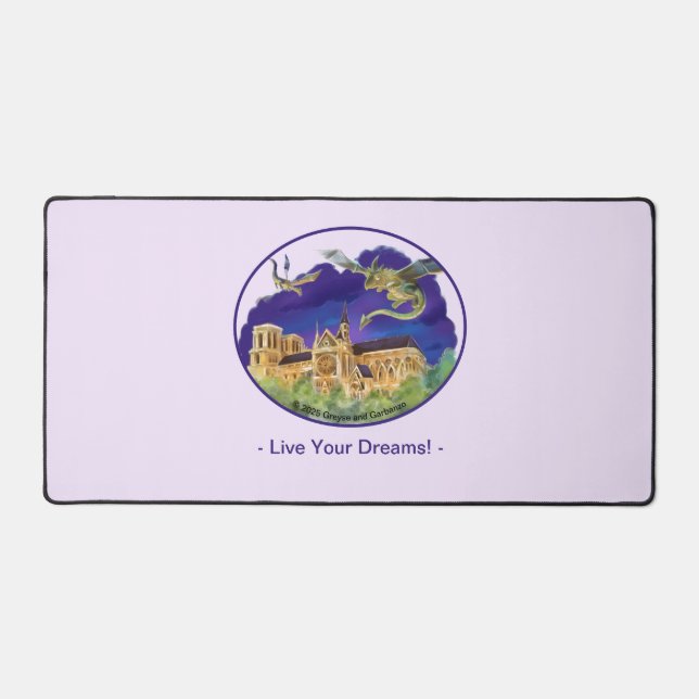 Alfrombrillas De Escritorio Notre Dame Desk Mat - Dreams (Anverso)