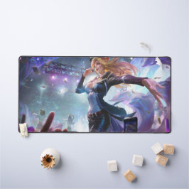 Alfrombrillas De Escritorio Nueve Tail Fox Deskmat | Mat de la mesa de persona