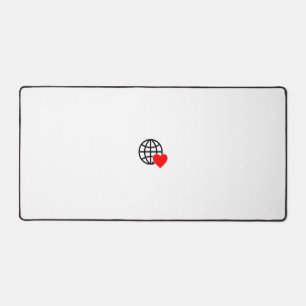 Alfrombrillas De Escritorio Nuevo logotipo de texto personalizado Mat de escri