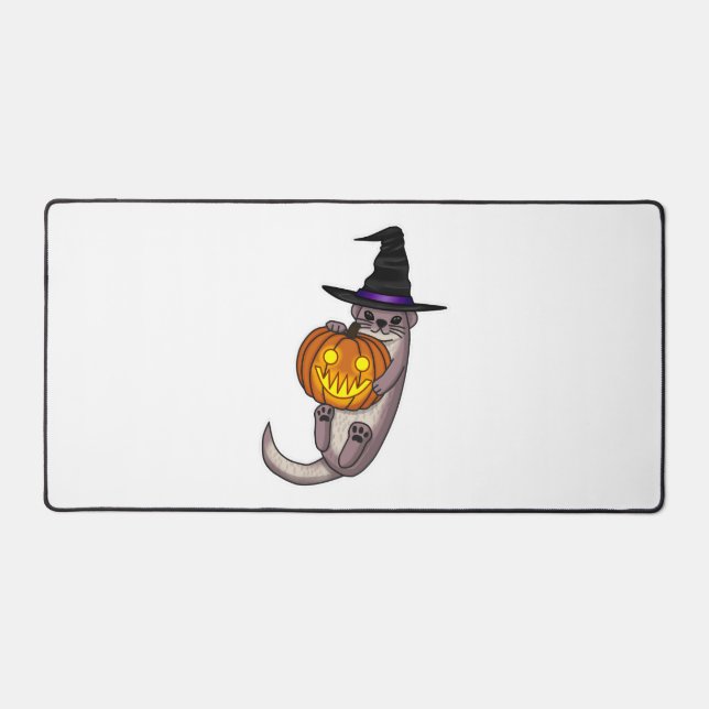 Alfrombrillas De Escritorio Nutria de Halloween (Anverso)