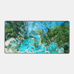 Alfrombrillas De Escritorio Océano tropical turquesa azul y verde algas marina