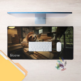 Alfrombrillas De Escritorio Office Sloth Personalizado