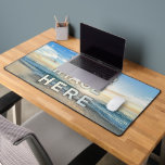 Alfrombrillas De Escritorio Oficina fotográfica de personalizado<br><div class="desc">Personalizado Foto y logotipo Office Desk Mat</div>