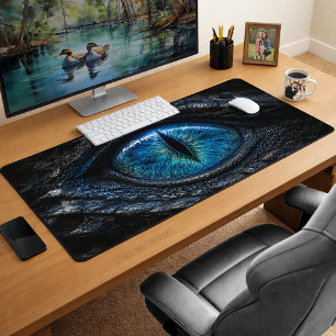 Alfrombrillas De Escritorio Ojo de Dragón Azul Fantasía Oscura