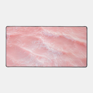 Alfrombrillas De Escritorio Olas abstractas del océano rosa rubor