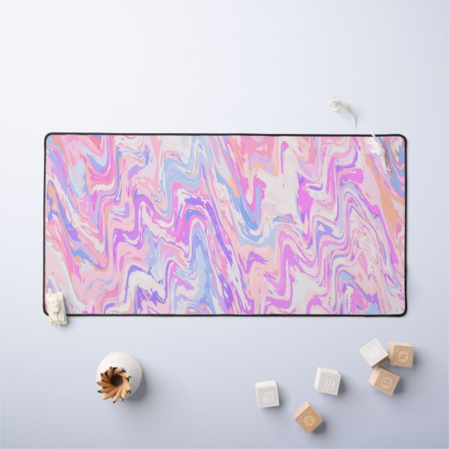 Alfrombrillas De Escritorio Olas divertidas  (Mesa para niños)