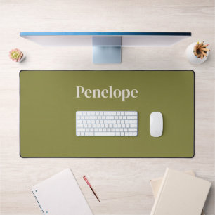 Alfrombrillas De Escritorio Olive Minimalista Personalizado