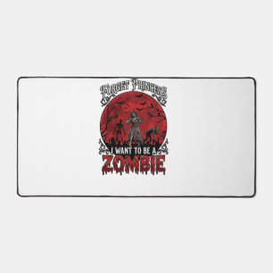 Alfrombrillas De Escritorio Olvidar Princesa Zombie Luna de Sangre Murciélagos