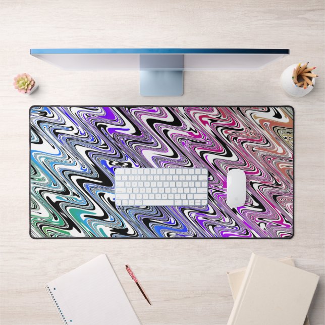 Alfrombrillas De Escritorio Ondas arco iris (Oficina 1)