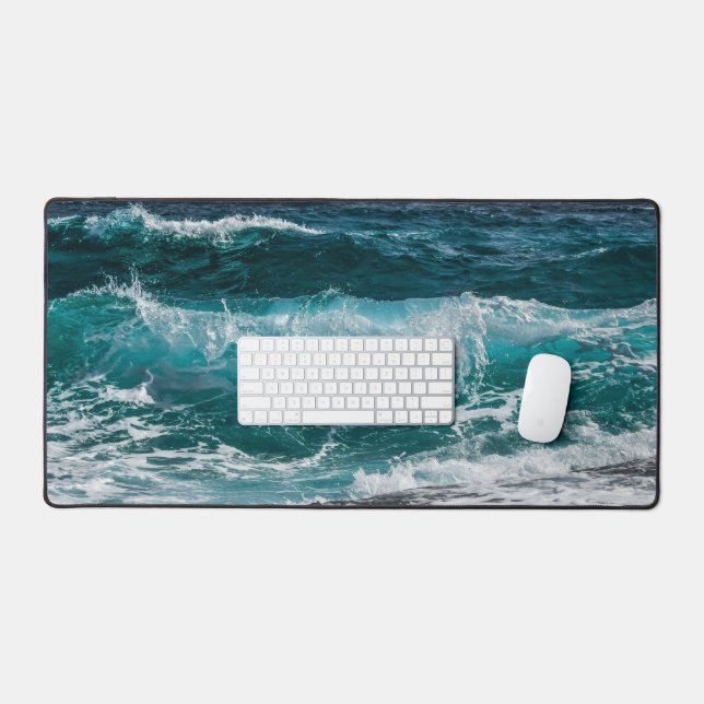 Alfrombrillas De Escritorio Ondas oceánicas (Teclado y ratón)