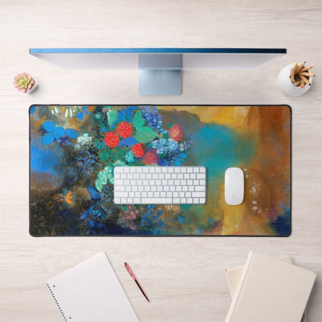 Alfrombrillas De Escritorio Ophelia entre las flores, Redon (Oficina 1)