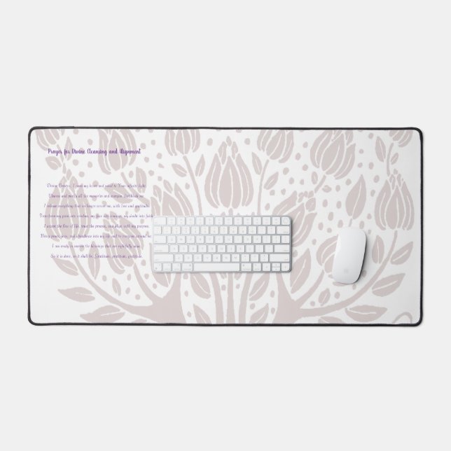 Alfrombrillas De Escritorio Oración por limpieza y alineación divina (Teclado y ratón)