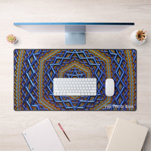 Alfrombrillas De Escritorio Ornate Metallic Magen David