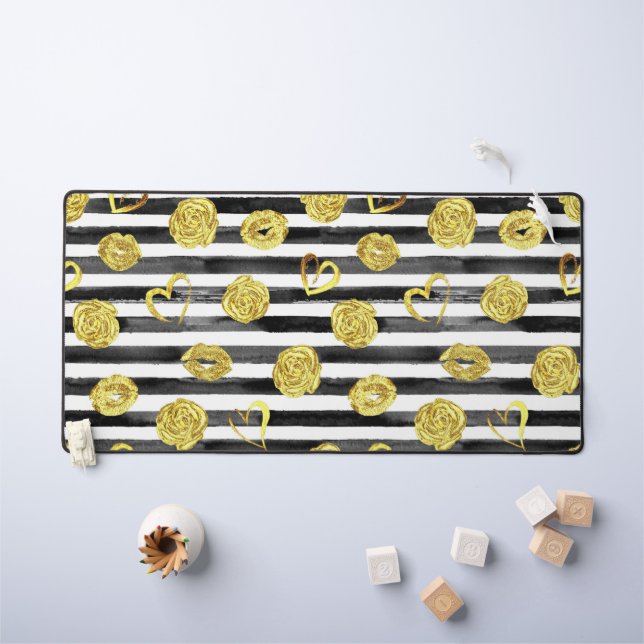 Alfrombrillas De Escritorio Oro Valentine (Mesa para niños)