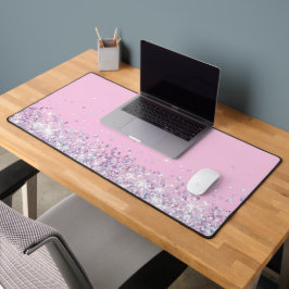 Alfrombrillas De Escritorio Orquídea Rosa y Personalizado con Brillo