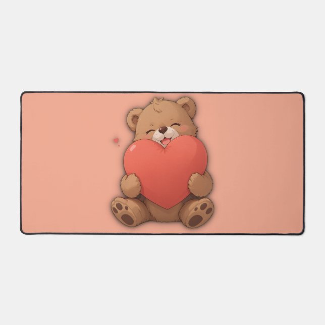 Alfrombrillas De Escritorio Oso de guarnición (Anverso)