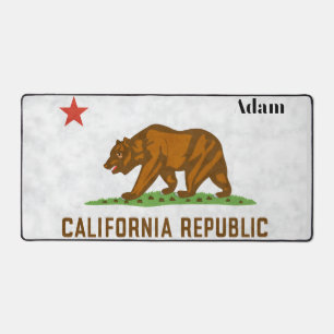 Alfrombrillas De Escritorio Oso de la República de California personalizado